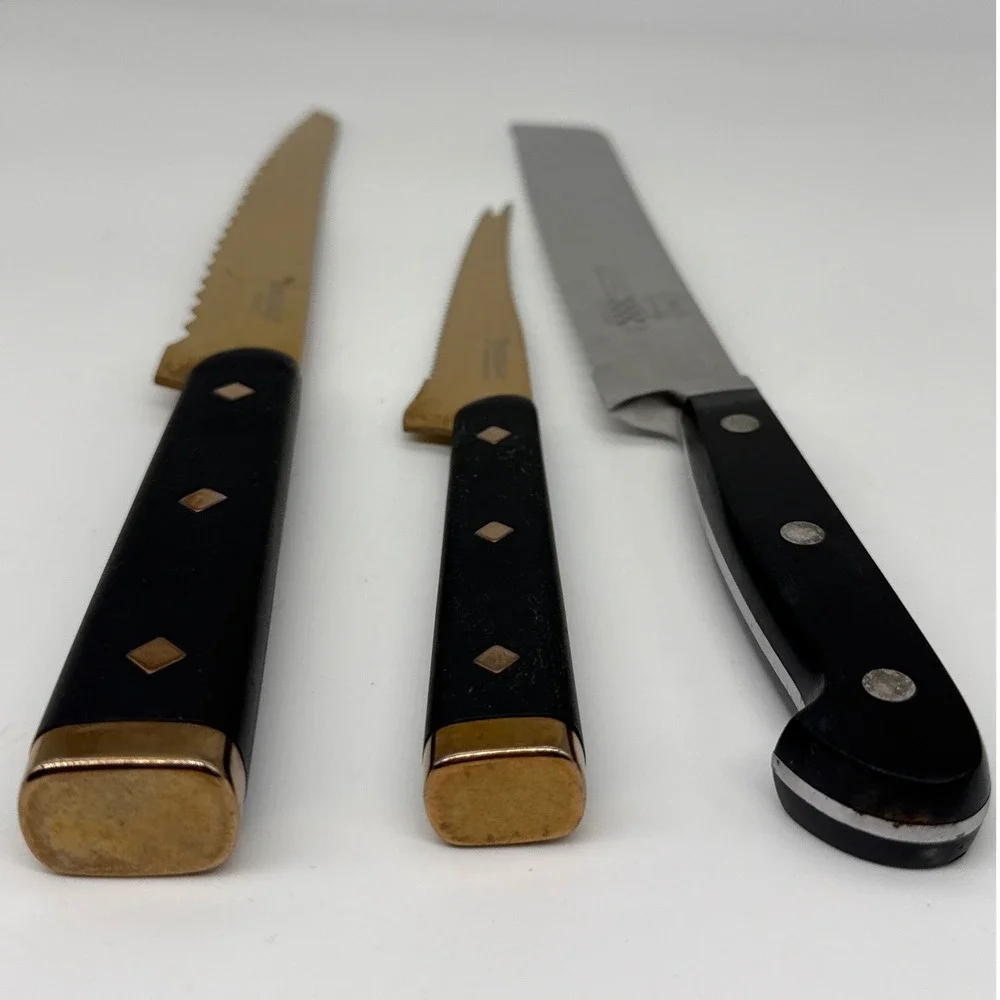 Mercer Chef Cutlery & Tomodachi Serrated Knife Set 3pc Bread Tomato Bagel Knives